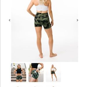 ZYIA Light and Tight camo short Large